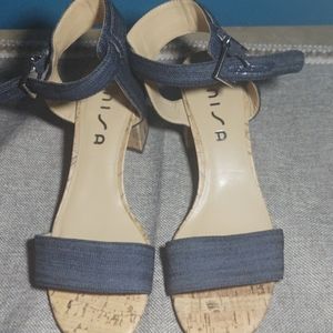 Denim sandals